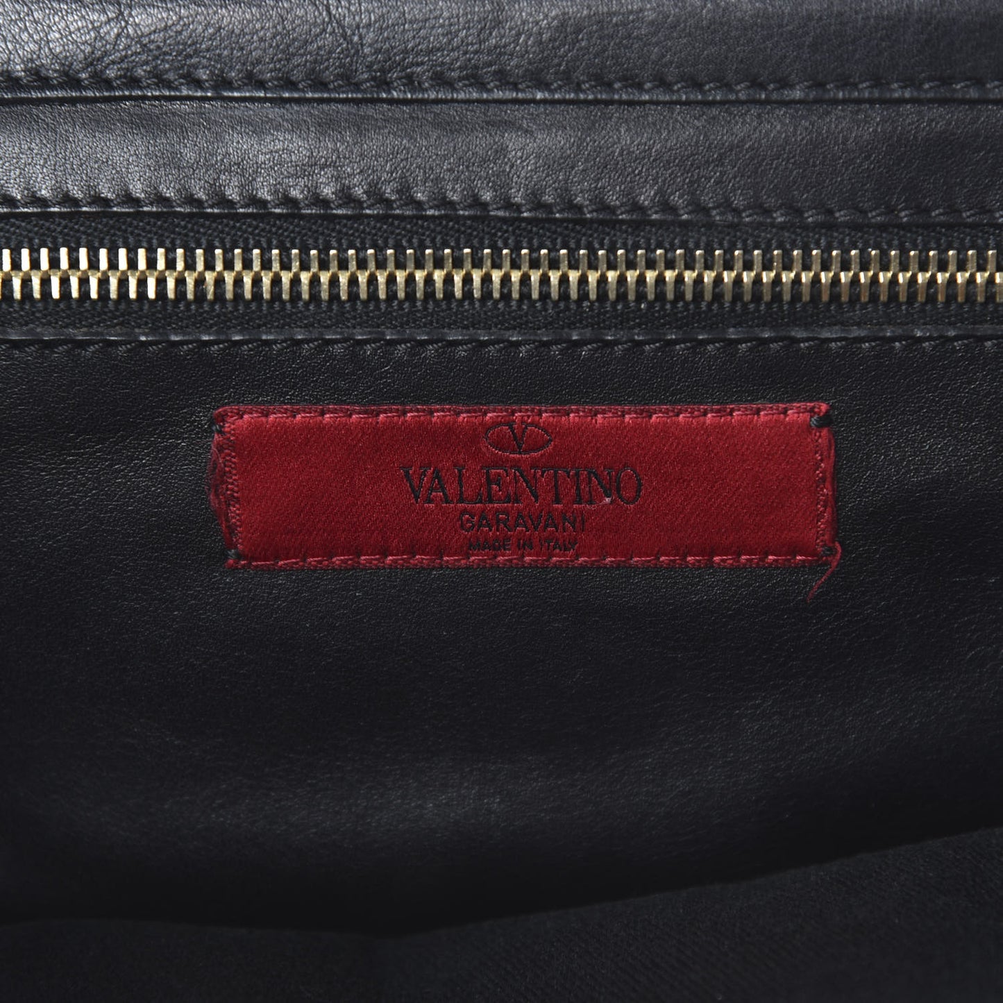 Vitello Small Rockstud Tote Black