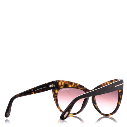 Tom Ford Nika Cat Eye Sunglasses TF523 Havana 4 of 7