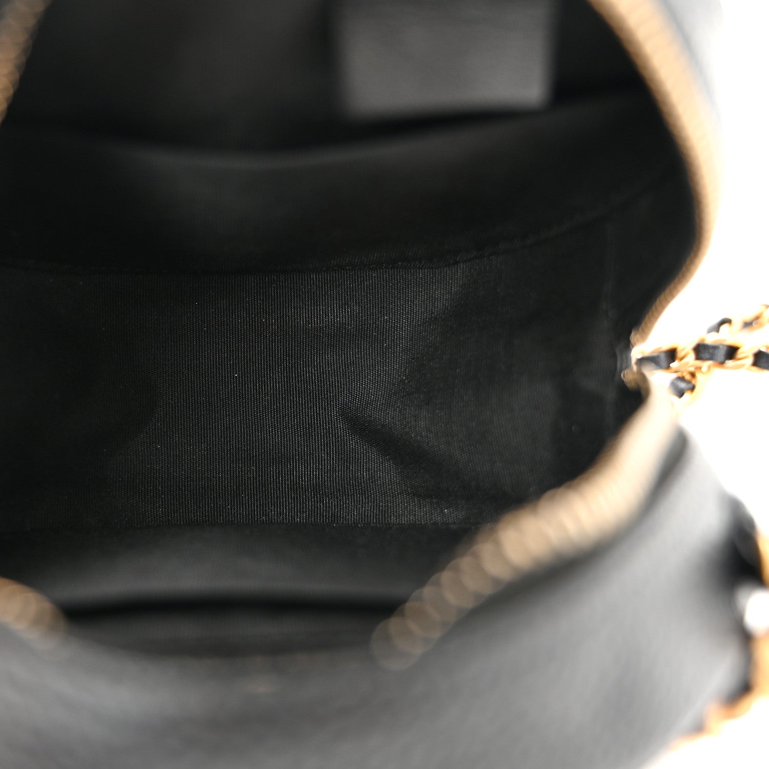 Chanel Caviar Quilted Round Filigree Crossbody Black 4 of 9