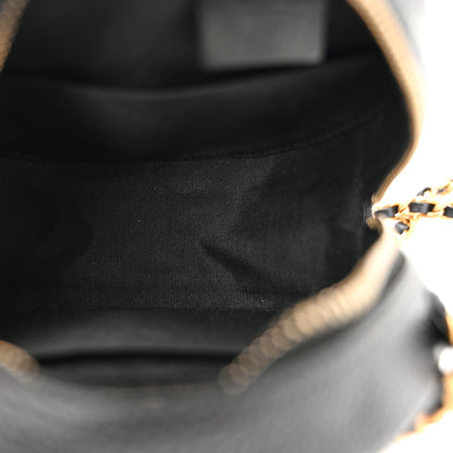 Chanel Caviar Quilted Round Filigree Crossbody Black 4 of 9