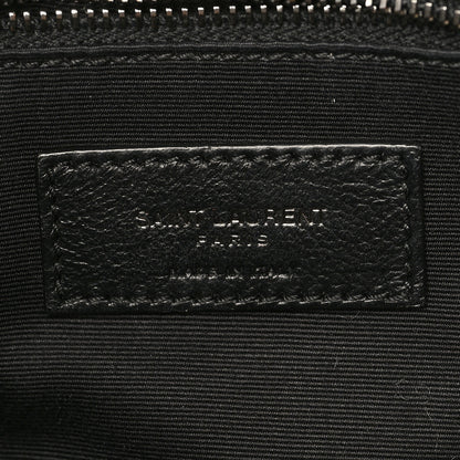 Saint Laurent Crinkled Calfskin Matelasse Monogram Medium Niki Chain Satchel Natural Tan 6 of 6