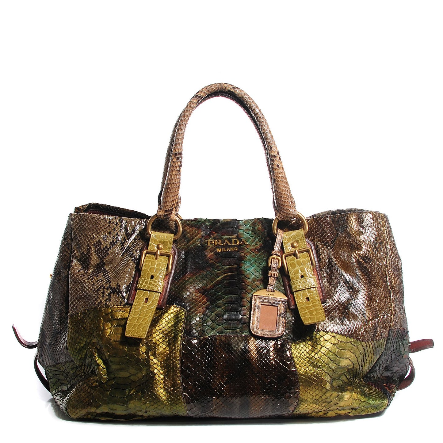 Python Patch Shopper Tote Militare