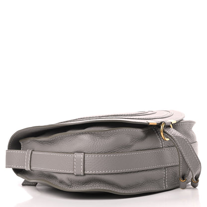 Chloe Calfskin Medium Marcie Round Crossbody Bag Cashmere Grey 4 of 12