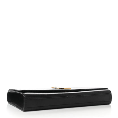 Saint Laurent Grain De Poudre Monogram Cassandre Clutch Black 4 of 10