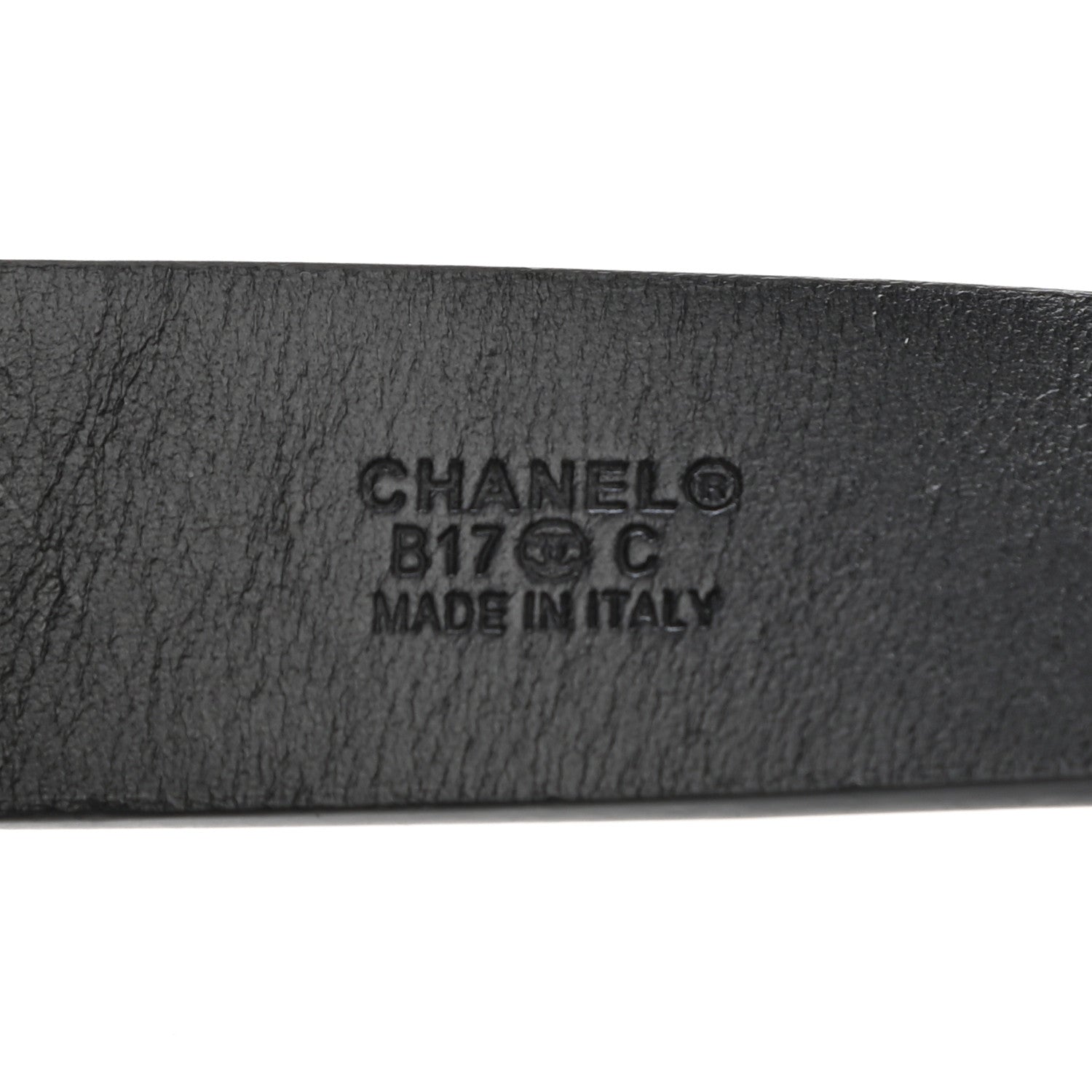 Chanel Calfskin Baguette Crystal CC Belt 70 28 Black 5 of 7