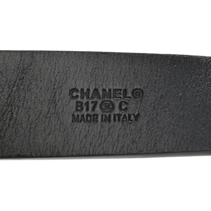 Chanel Calfskin Baguette Crystal CC Belt 70 28 Black 5 of 7