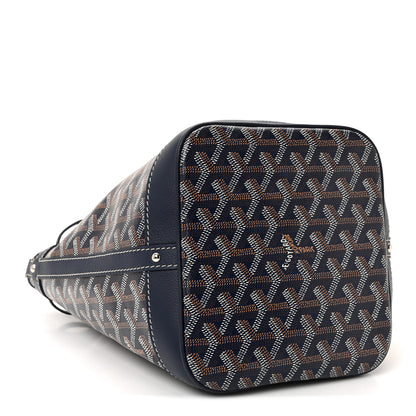 Goyard Goyardine Petit Flot Bucket Bag PM Navy 4 of 9