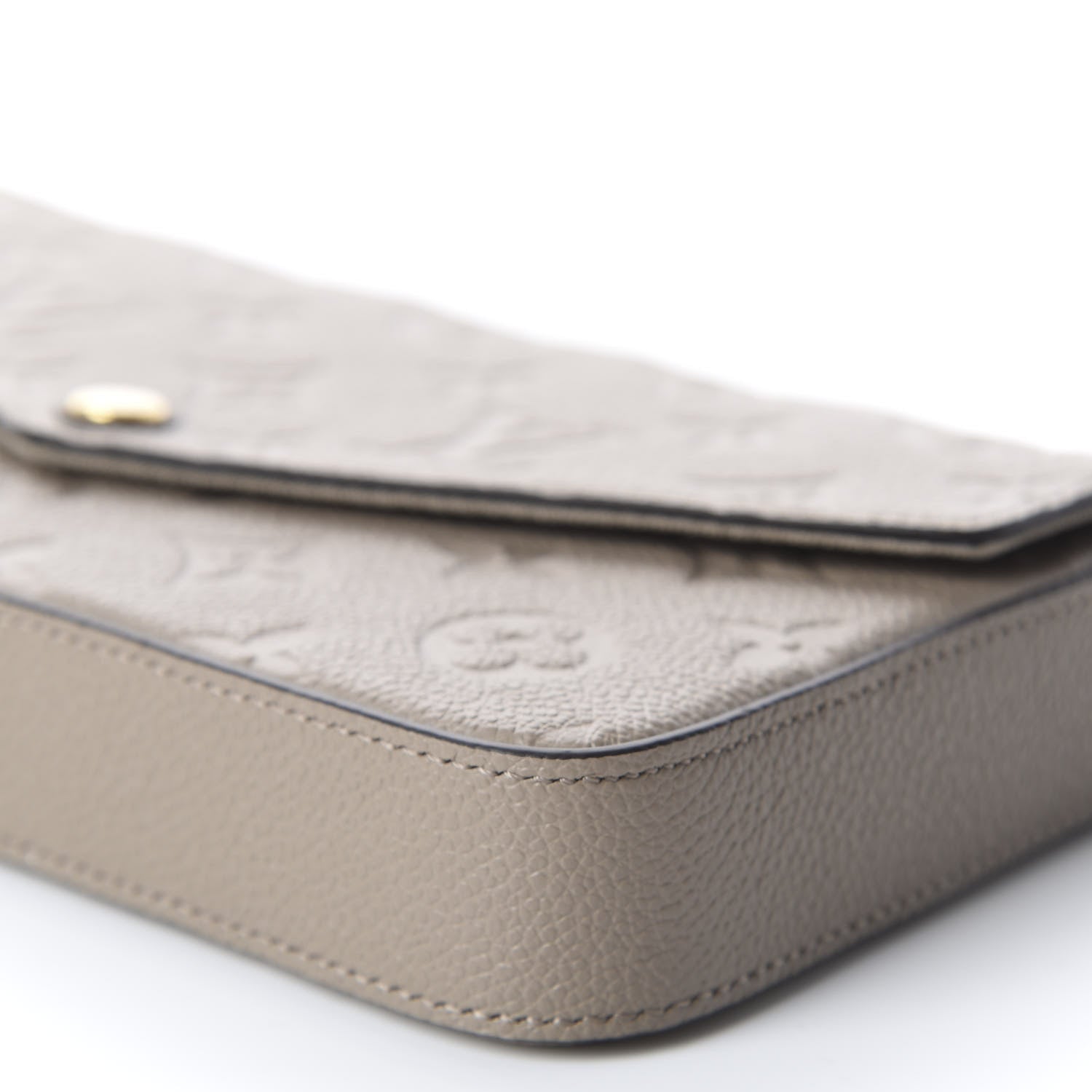 Louis Vuitton Empreinte Pochette Felicie Chain Wallet Tourterelle 6 of 10