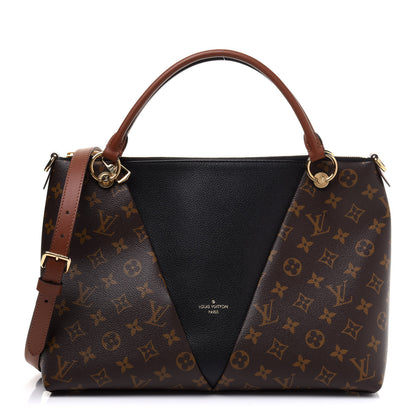 Louis Vuitton Monogram V Tote MM Black 1 of 12