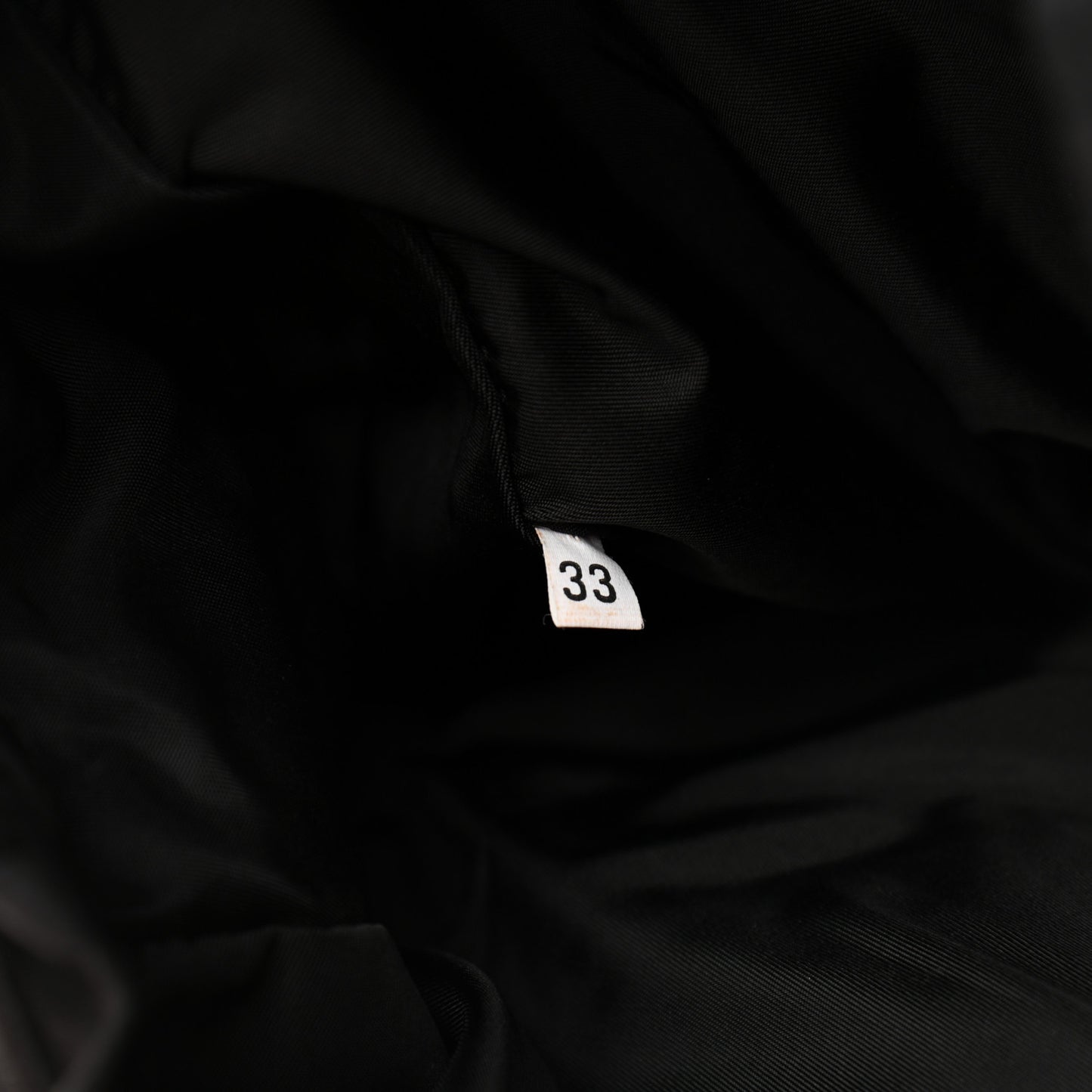 Technical Nylon Saffiano Double Buckle Backpack Black