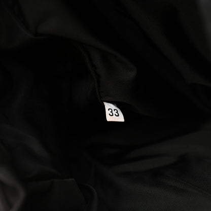 Prada Technical Nylon Saffiano Double Buckle Backpack Black 6 of 9