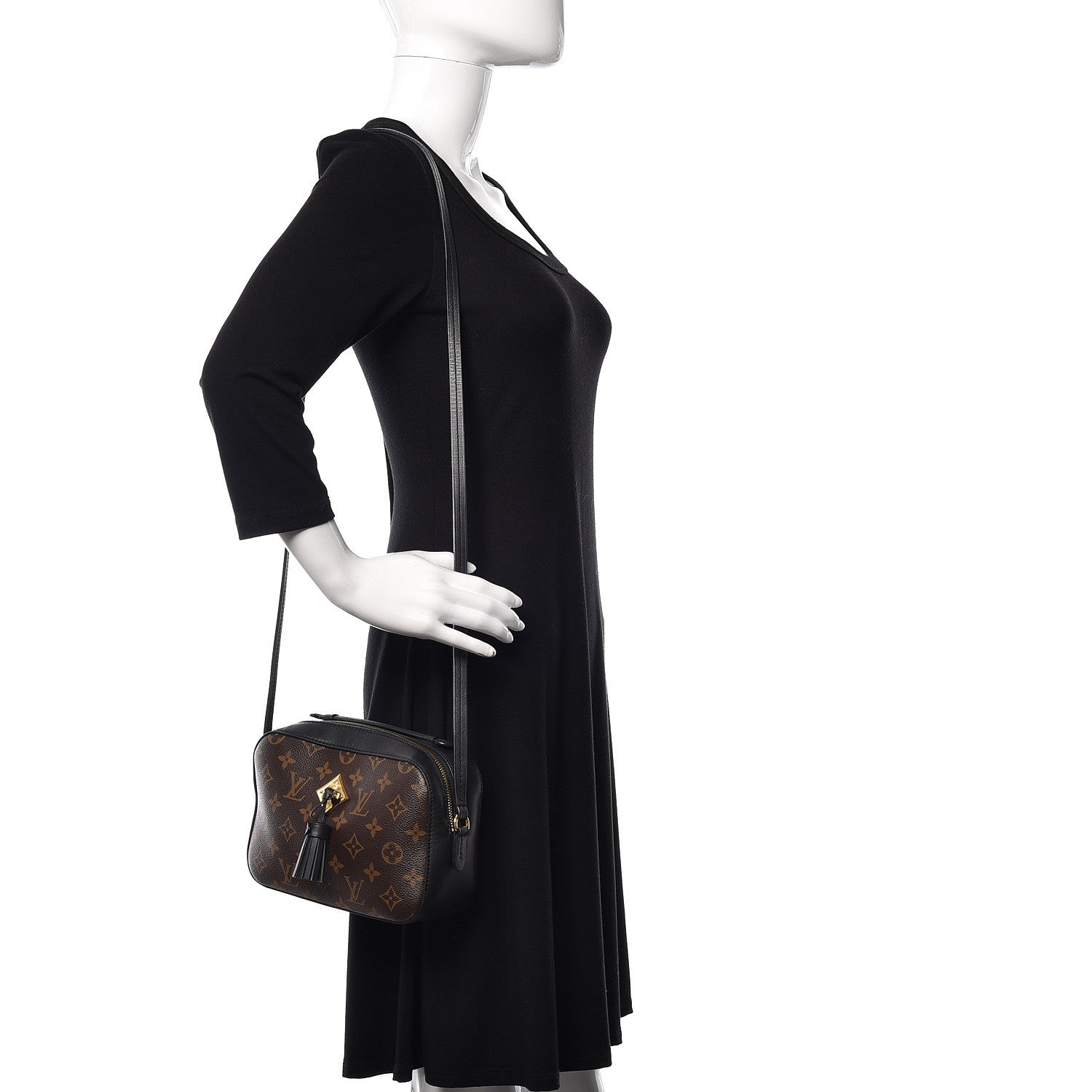 Louis Vuitton Monogram Saintonge Black 2 of 10