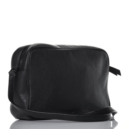 Saint Laurent Lambskin Monogram Lou Camera Bag Black 3 of 9