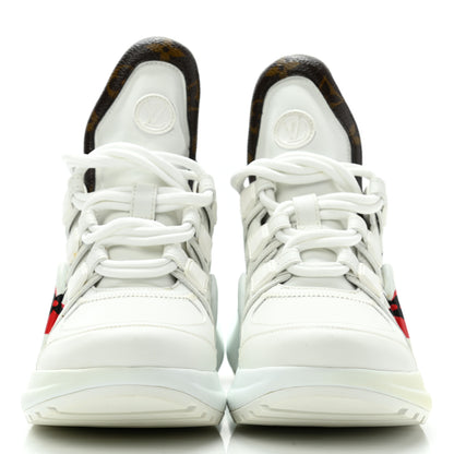Louis Vuitton Calfskin Monogram Game On LV Archlight Sneakers 36 White 2 of 8