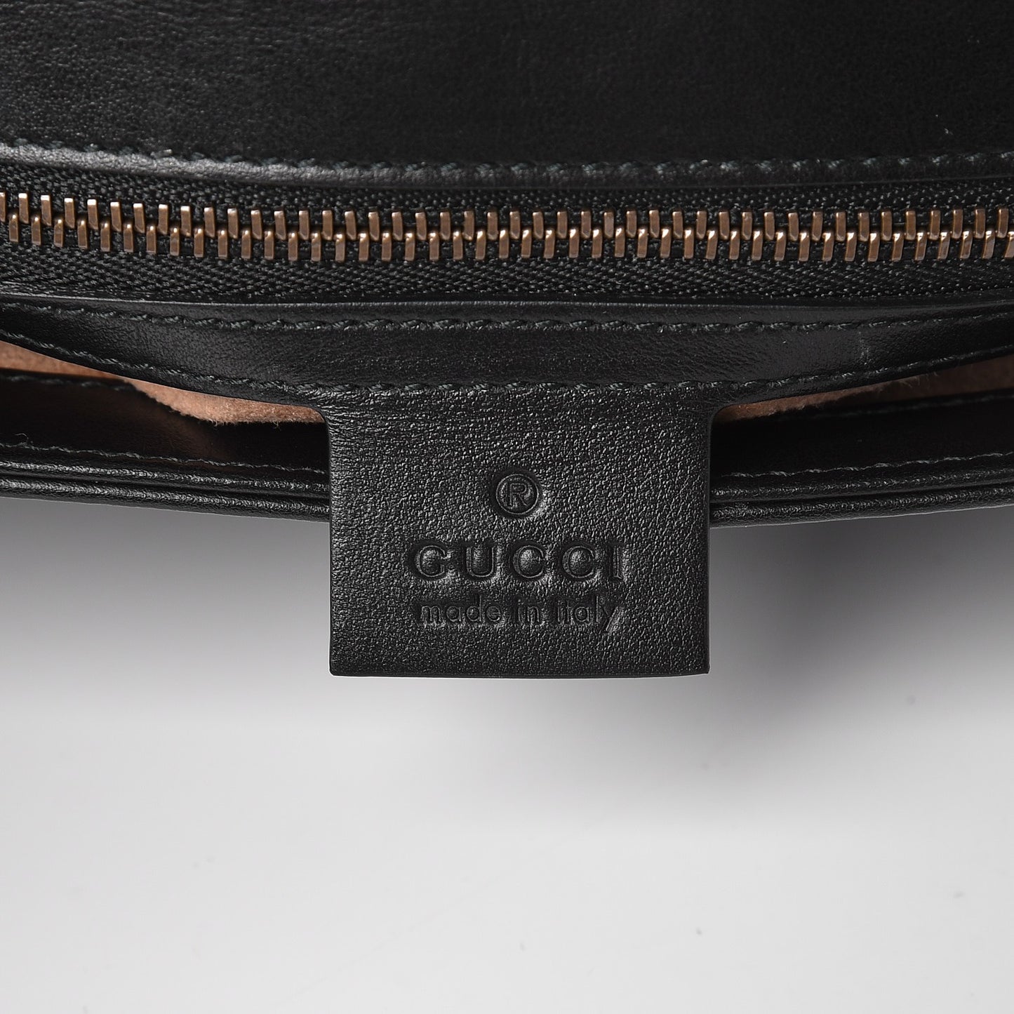 Calfskin Matelasse Small GG Marmont Shoulder Bag Black