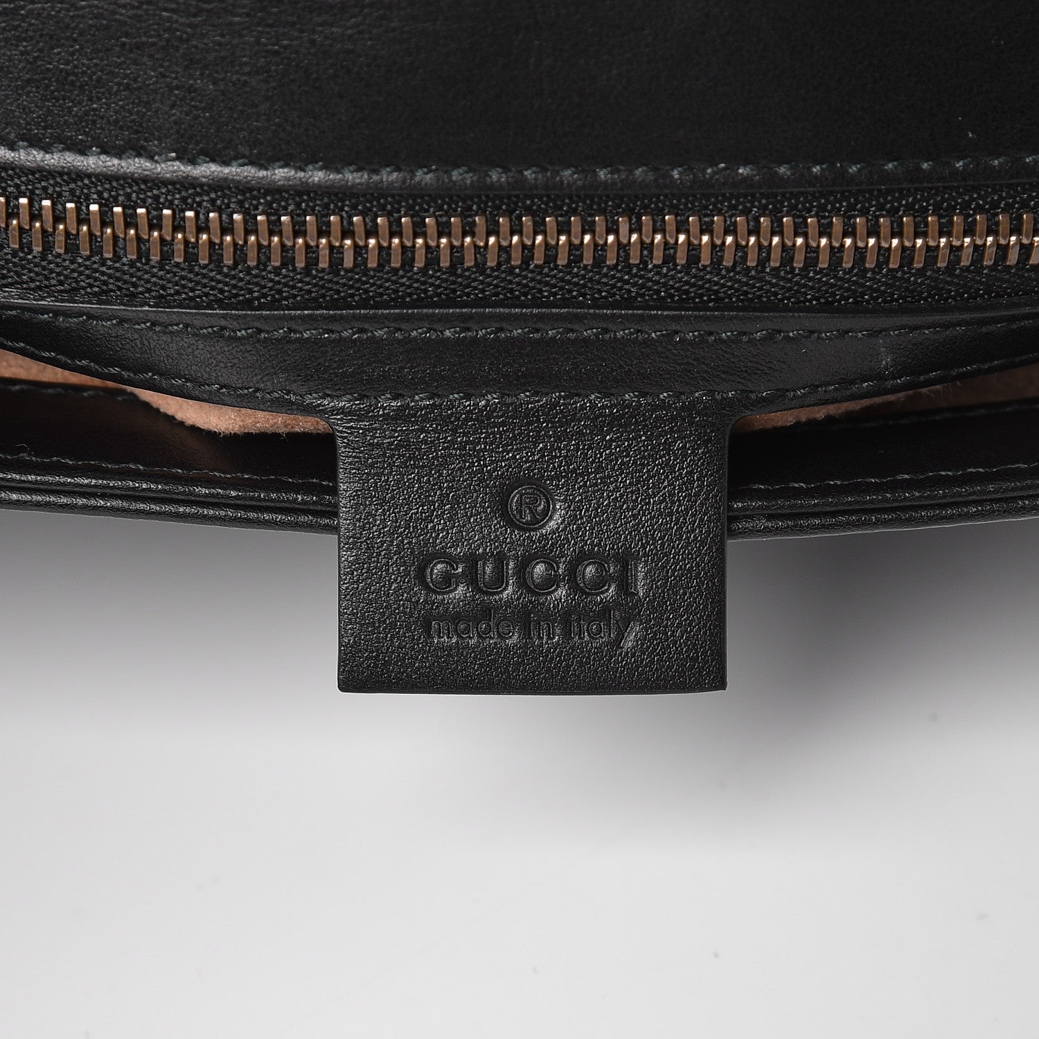 Gucci Calfskin Matelasse Small GG Marmont Shoulder Bag Black 6 of 9