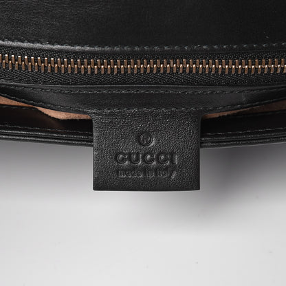 Gucci Calfskin Matelasse Small GG Marmont Shoulder Bag Black 6 of 9