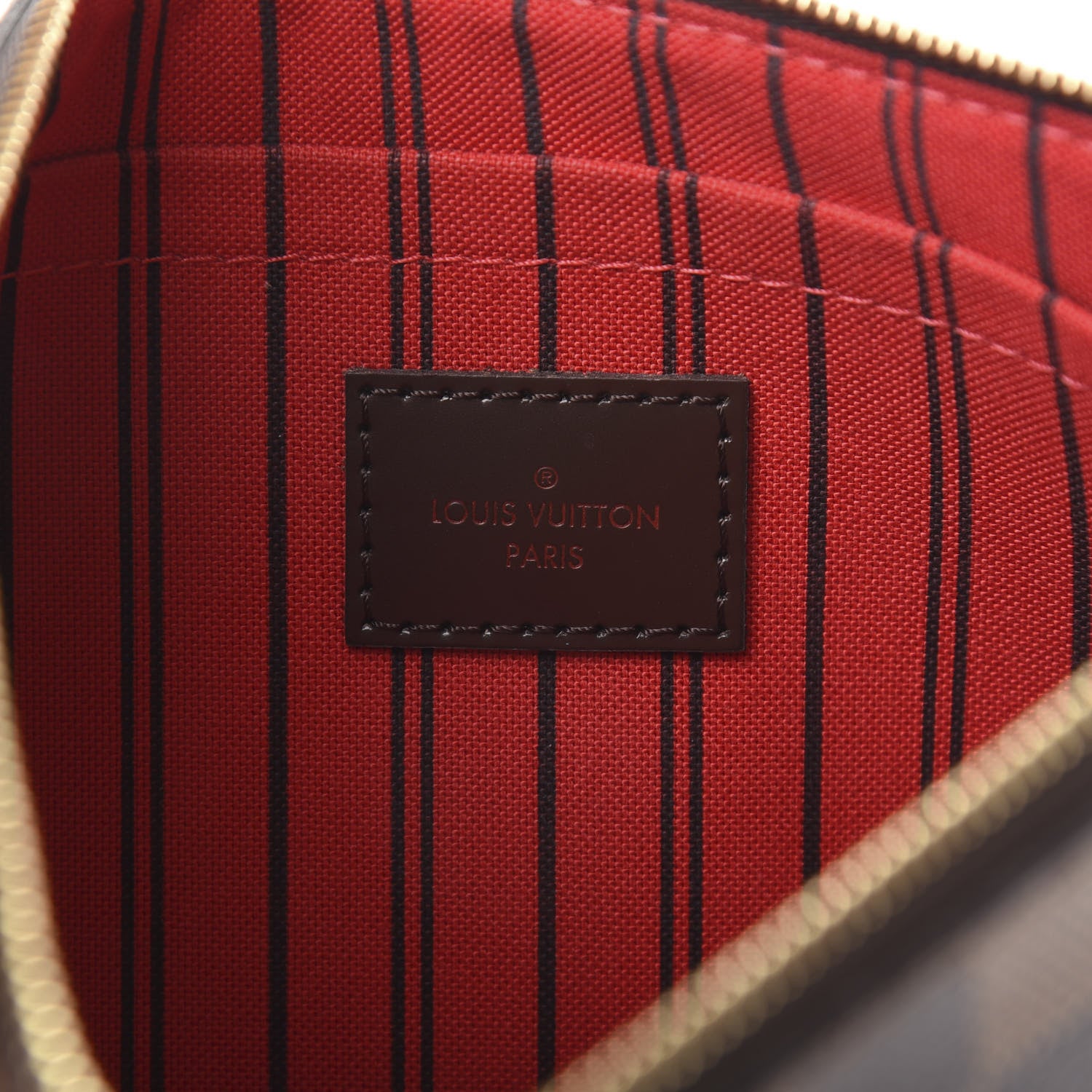 Louis Vuitton Damier Ebene Neverfull MM GM Pochette 6 of 8