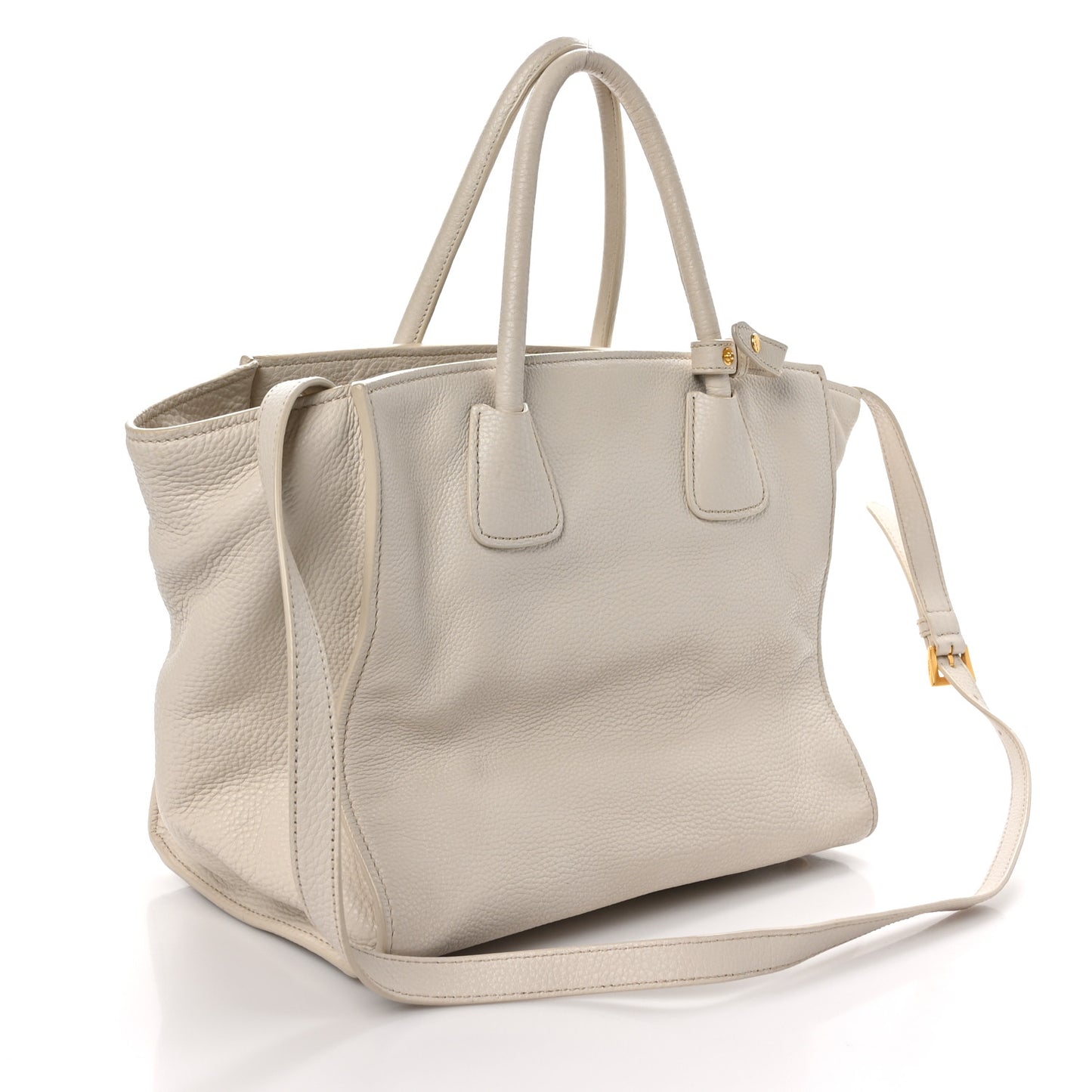 Vitello Daino Shopping Tote Talco