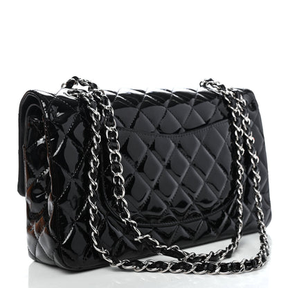 Chanel Patent Quilted Medium Double Flap Black 2 of 4
