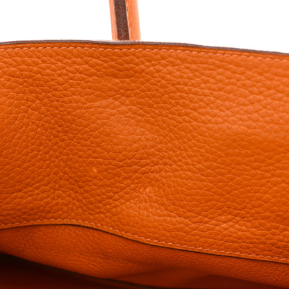 Hermes Taurillon Clemence JPG Birkin 42 Orange 23 of 30
