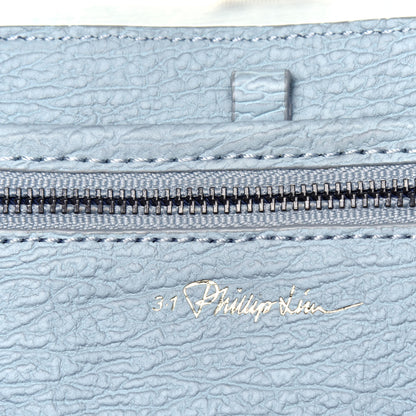 3.1 Phillip Lim Textured Calfskin Medium Pashli Satchel Light Blue 7 of 10