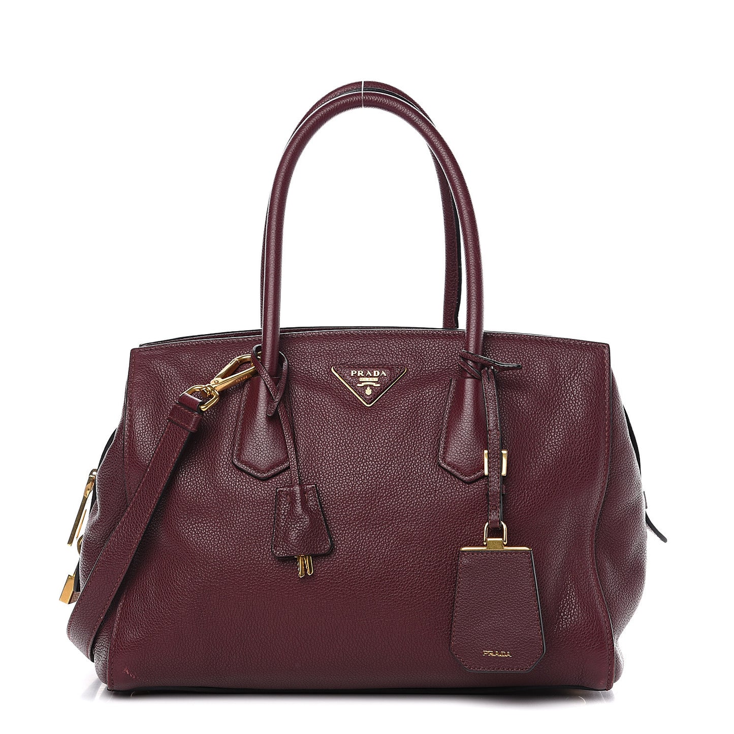 Vitello Daino Tote Granato