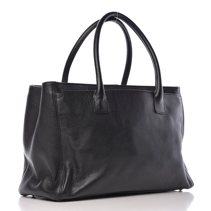 Chanel Calfskin Cerf Executive Shopper Tote Black 3 of 11