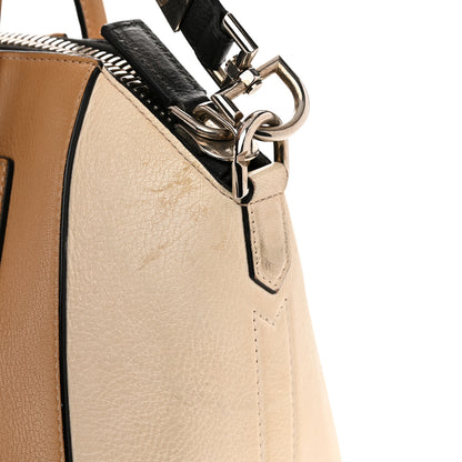 Givenchy Sugar Goatskin Mini Tri-Color Antigona Light Brown Beige Black 12 of 16