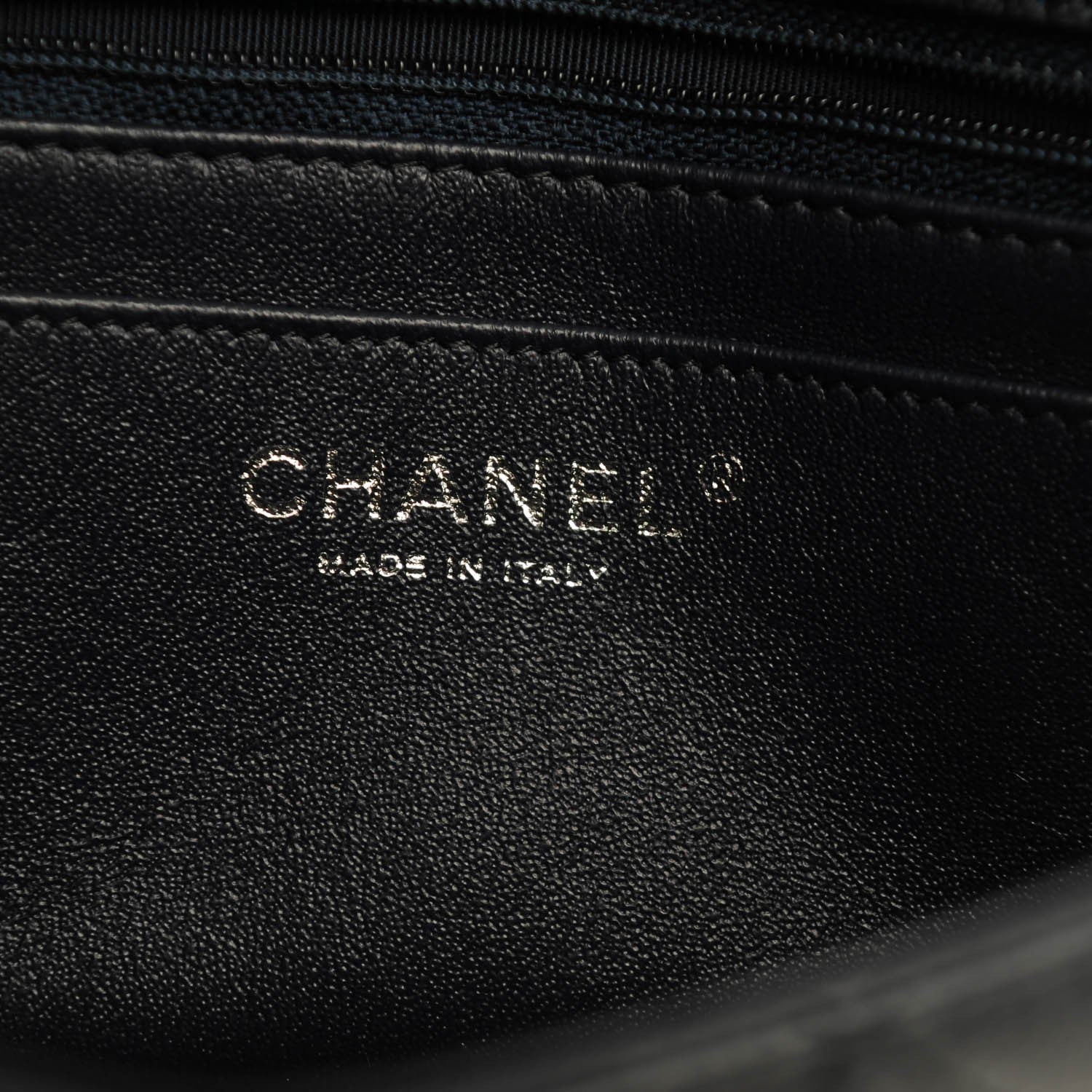 Chanel Caviar Quilted Mini Rectangular Flap Navy 9 of 11