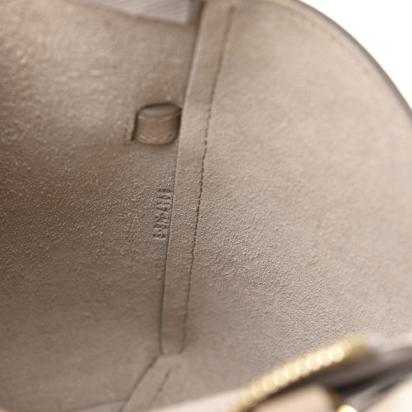 Grained Calfskin Nano Belt Bag Light Taupe