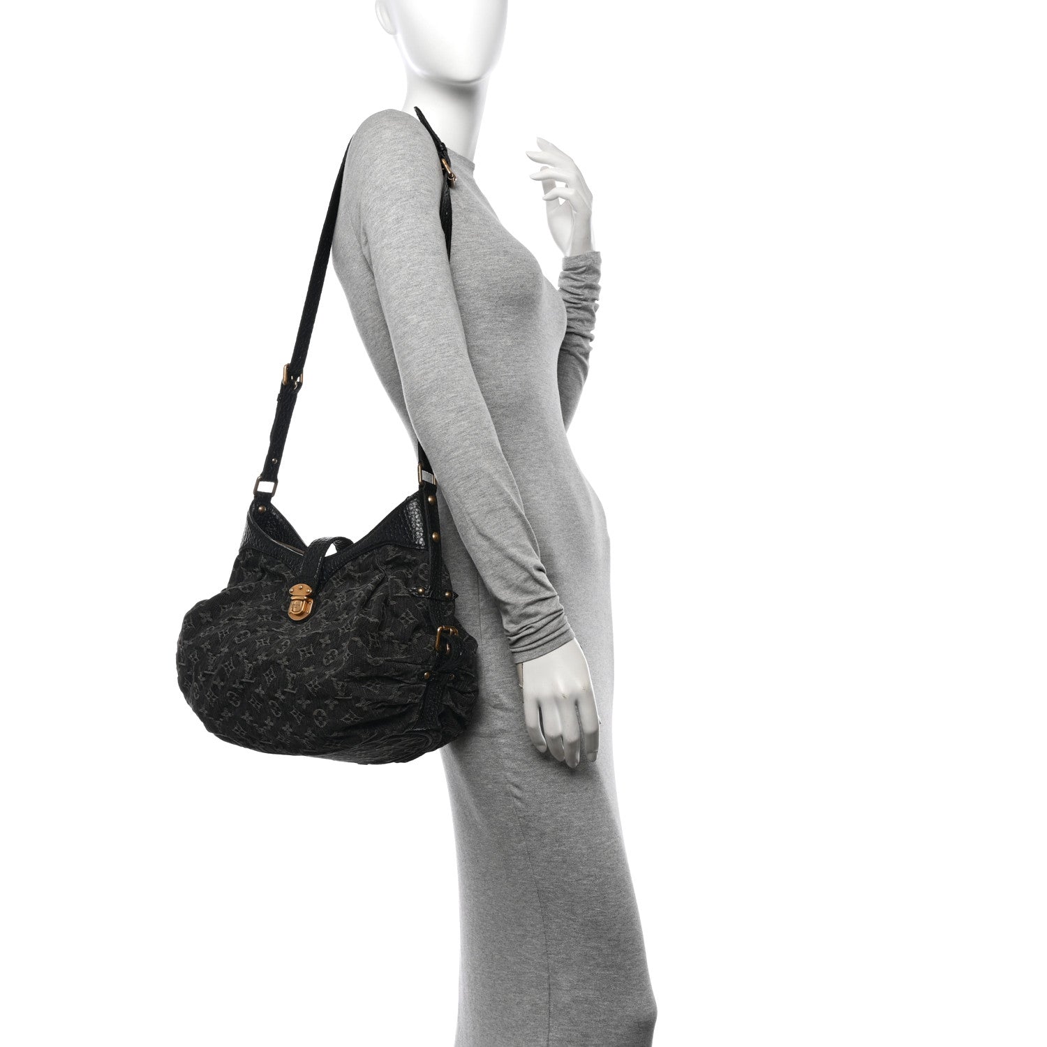 Louis Vuitton Denim Mahina XS Black 2 of 9