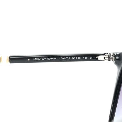 Chanel Acetate Butterfly Pearl Sunglasses 5394 Black 6 of 7