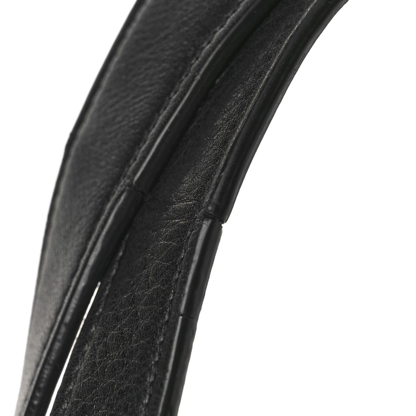 Supple Natural Calfskin Medium Tri-Fold Bag Black