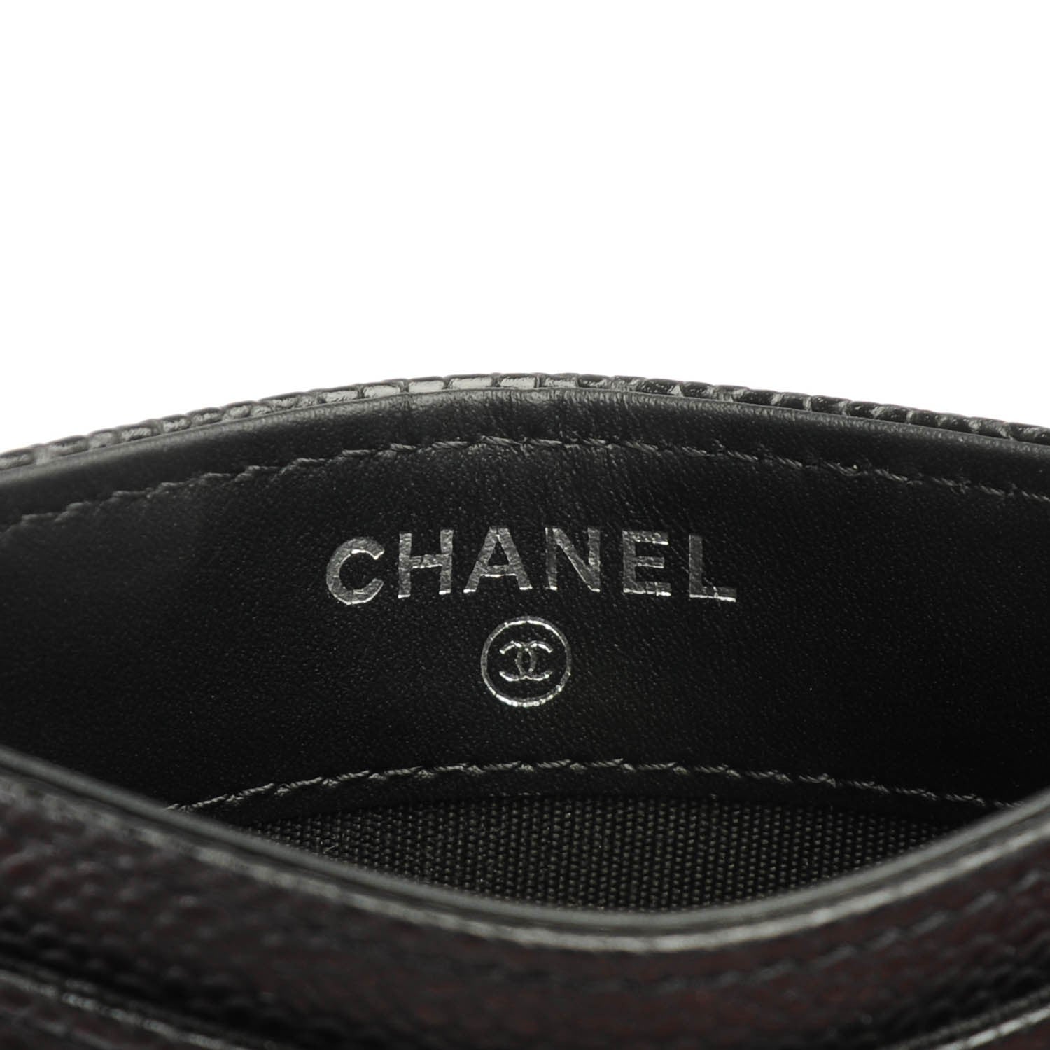 Chanel Caviar Timeless CC Card Holder Black 6 of 8