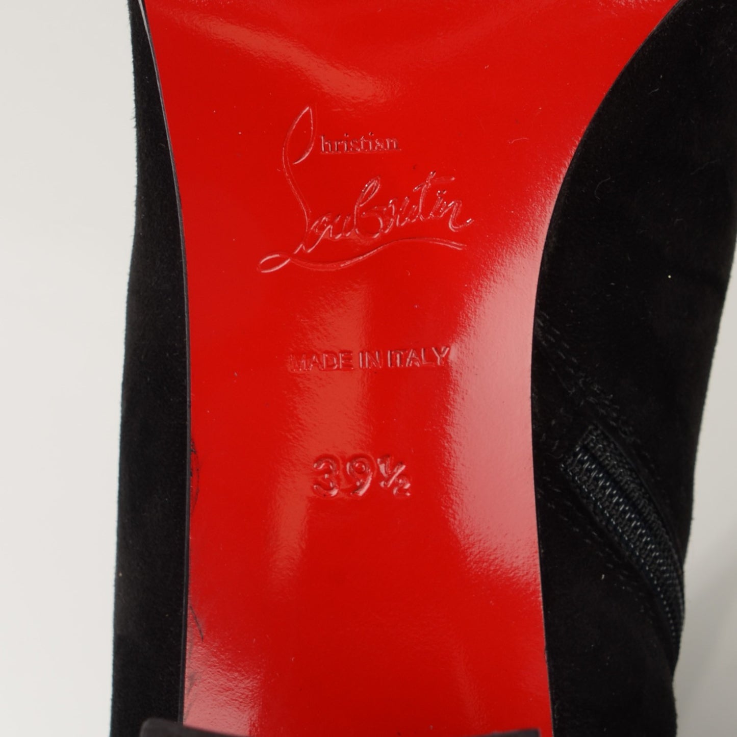 Veau Velours Yvonne 60 Boots 39.5 Black