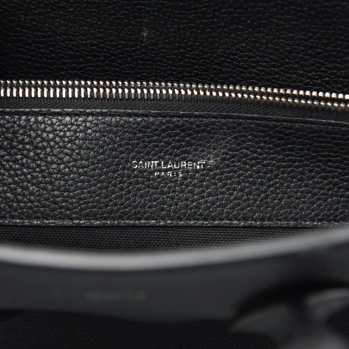 Grained Calfskin Small Supple Sac De Jour Black