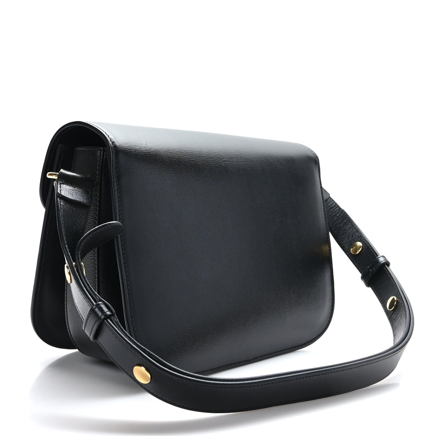 Azalea Calfskin Horsebit 1955 Shoulder Bag Black