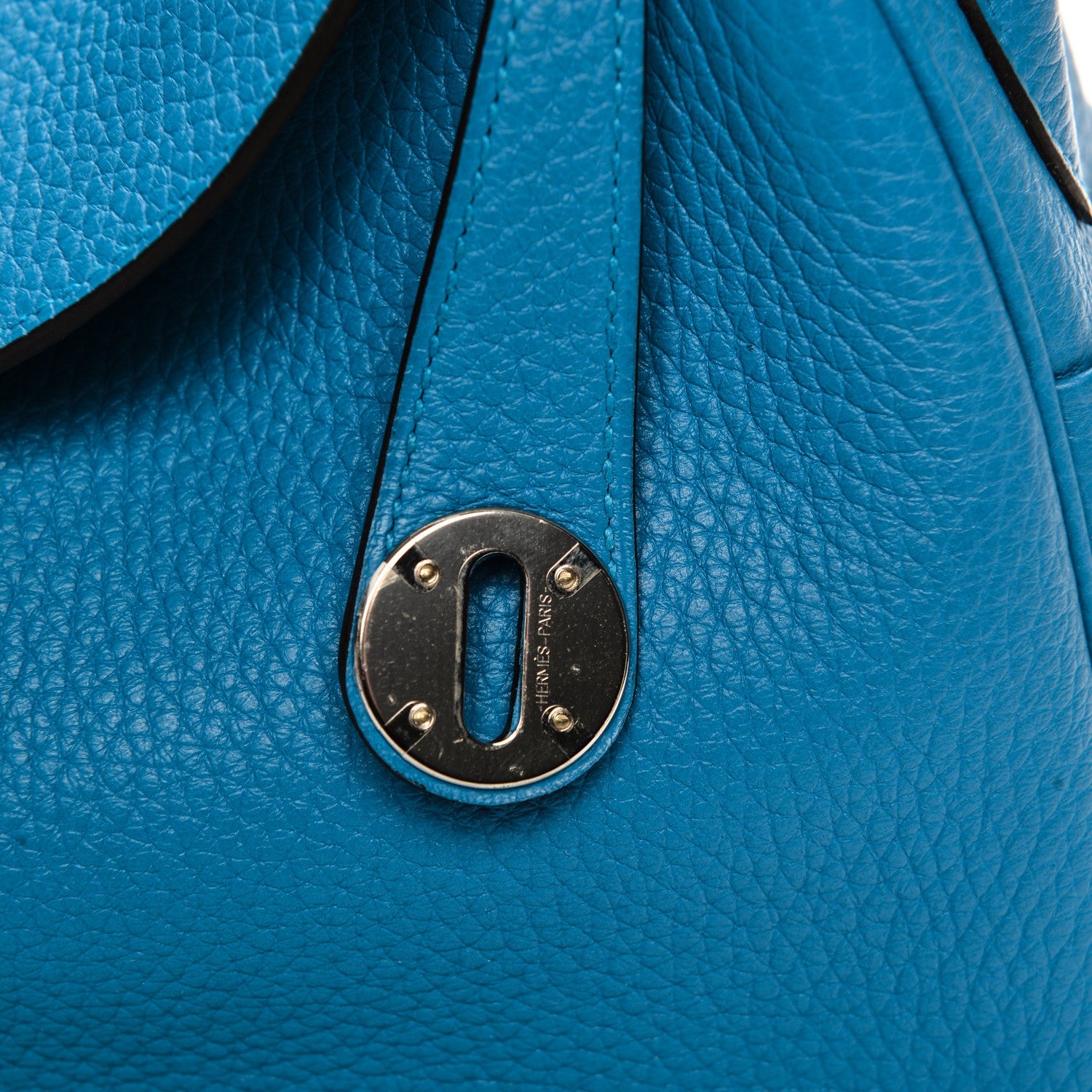Hermes Taurillon Clemence Bi-Color Lindy 26 Bleu Zanzibar Malachite 6 of 7