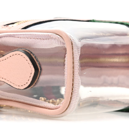 Gucci Vinyl Web Mini Ophidia Transparent Shoulder Bag Perfect Pink 8 of 8