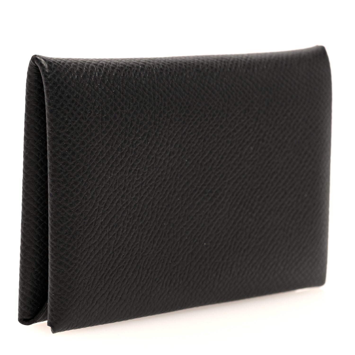 Hermes Epsom Calvi Card Case Black 3 of 7