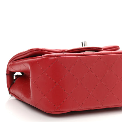 Chanel Lambskin Quilted Mini Square Flap Red 9 of 10