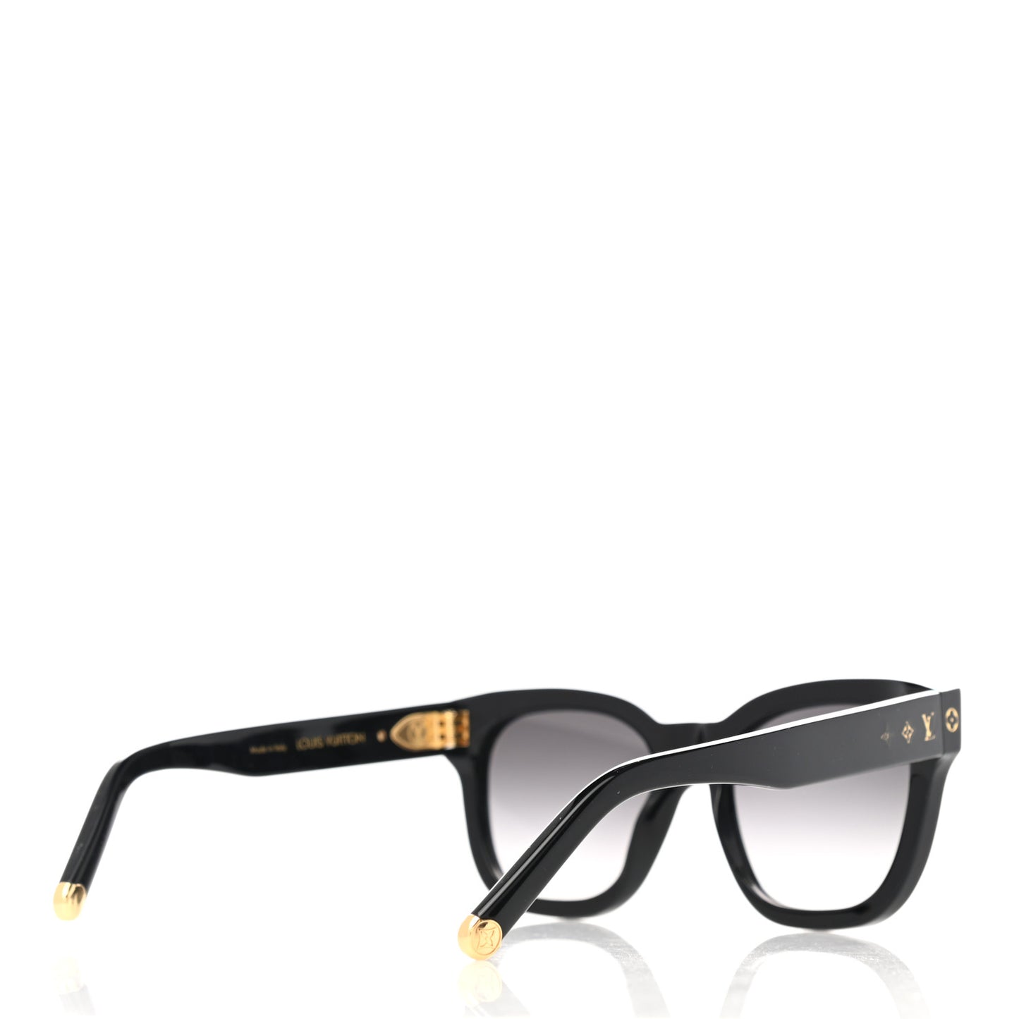 Acetate My Monogram Square Sunglasses Z1523E Black