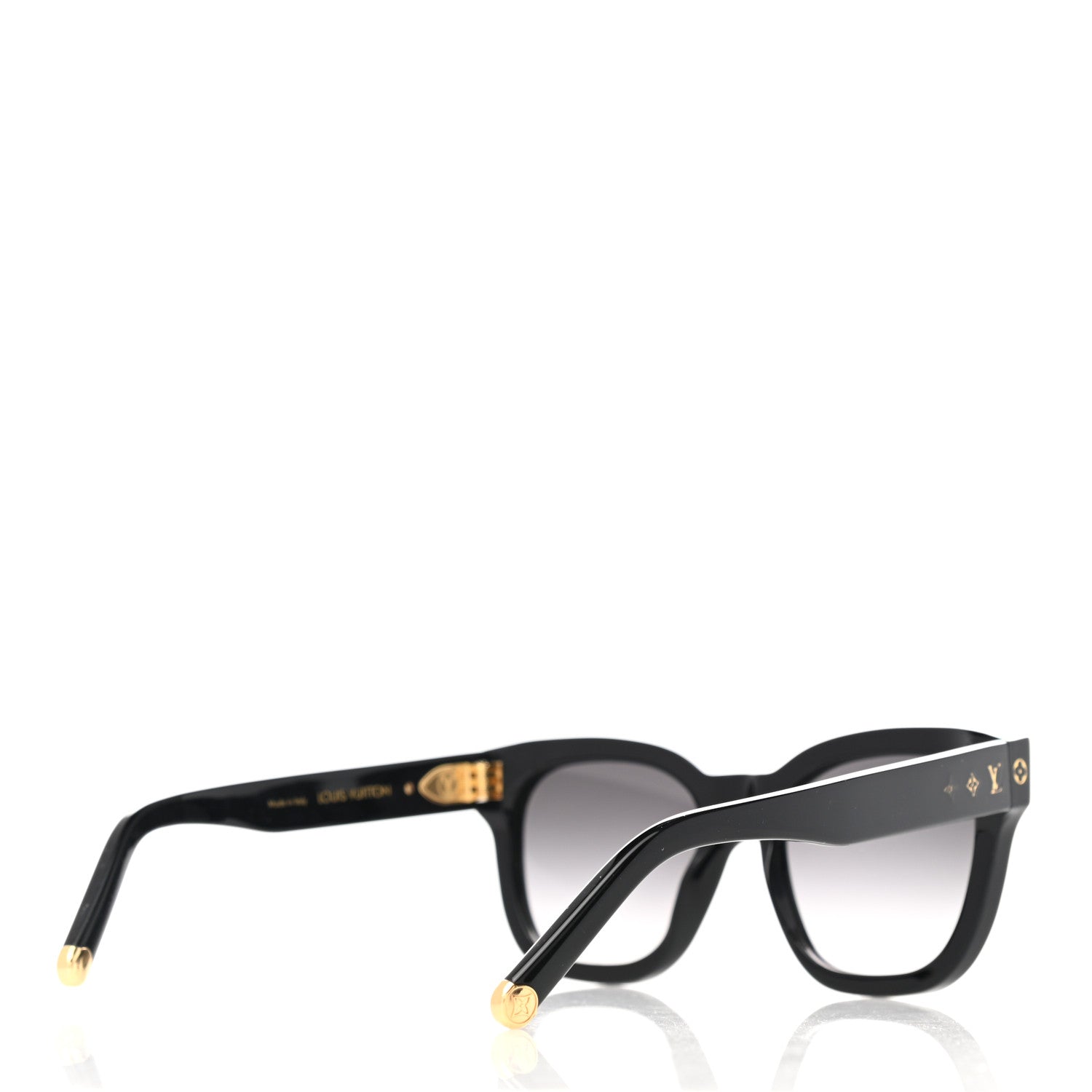 Louis Vuitton Acetate My Monogram Square Sunglasses Z1523E Black 4 of 8