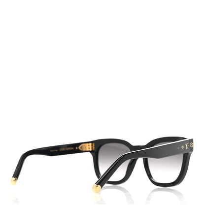Louis Vuitton Acetate My Monogram Square Sunglasses Z1523E Black 4 of 8