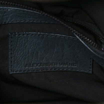Alexander Wang Pebbled Lambskin Rockie Black Iridescent Hardware 5 of 10