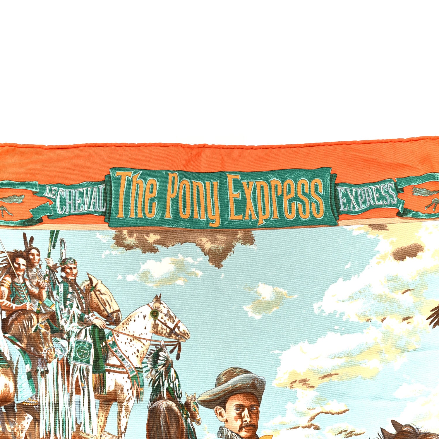 Hermes Silk The Pony Express Scarf 70 6 of 6