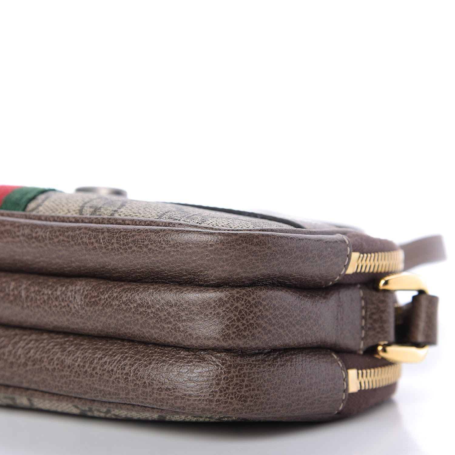 Gucci GG Supreme Monogram Web Mini Ophidia GG Bag Brown 8 of 11