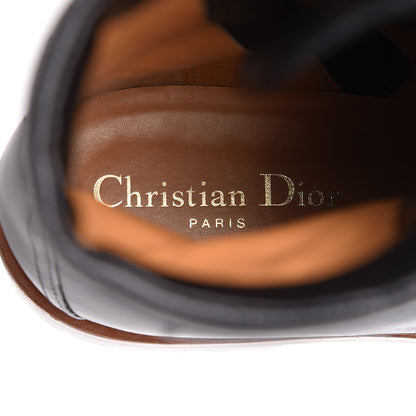 Christian Dior Shiny Calfskin Wildior Low Boot 38 Black 10 of 15
