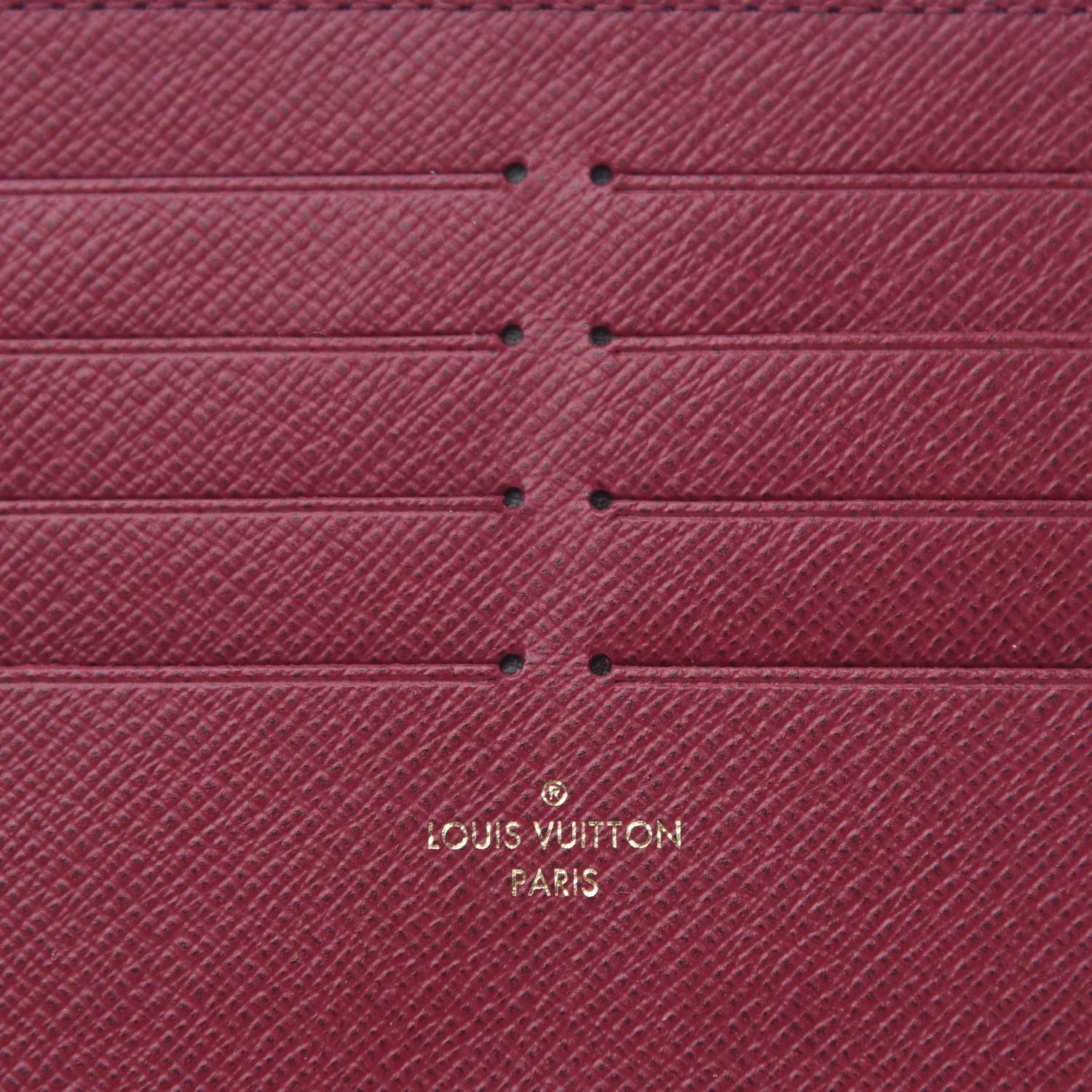 Louis Vuitton Calfskin Felicie Card Holder Insert Fuchsia 5 of 7